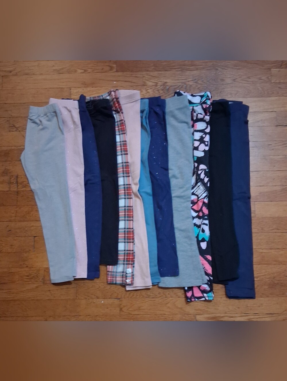 Bundle of Girls Stretch Leggings - Size 7/8